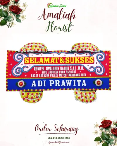 Karangan Bunga Ucapan Selamat di Wuwuharjo