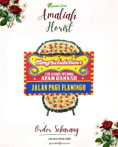 Bunga Papan Congratulation di Wuwuharjo